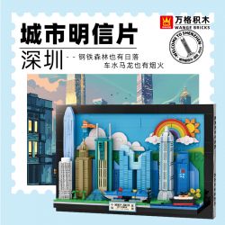 WANGE LIGAO DR.LUCK 4923 BƯU THIẾP THÀNH PHỐ THÂM QUYẾN bộ đồ chơi xếp lắp ráp ghép mô hình Architecture CITY POSTCARD Công Trình Kiến Trúc 645 khối