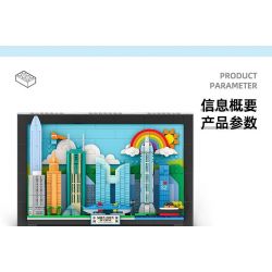 WANGE LIGAO DR.LUCK 4923 BƯU THIẾP THÀNH PHỐ THÂM QUYẾN bộ đồ chơi xếp lắp ráp ghép mô hình Architecture CITY POSTCARD Công Trình Kiến Trúc 645 khối