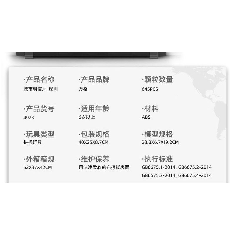 WANGE LIGAO DR.LUCK 4923 BƯU THIẾP THÀNH PHỐ THÂM QUYẾN bộ đồ chơi xếp lắp ráp ghép mô hình Architecture CITY POSTCARD Công Trình Kiến Trúc 645 khối