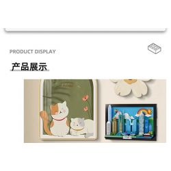 WANGE LIGAO DR.LUCK 4923 BƯU THIẾP THÀNH PHỐ THÂM QUYẾN bộ đồ chơi xếp lắp ráp ghép mô hình Architecture CITY POSTCARD Công Trình Kiến Trúc 645 khối