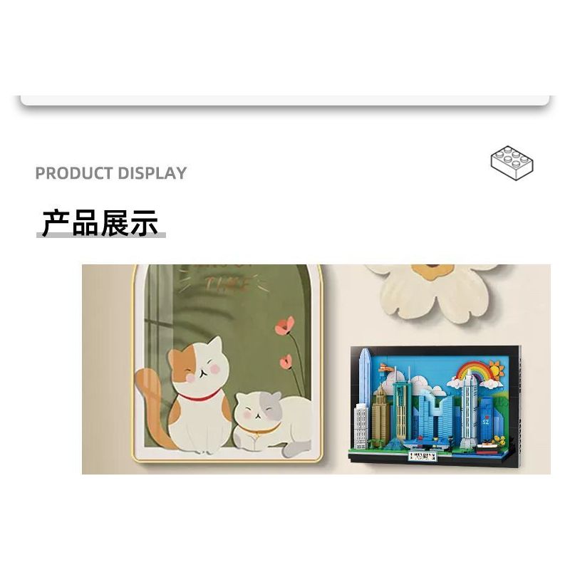 WANGE LIGAO DR.LUCK 4923 BƯU THIẾP THÀNH PHỐ THÂM QUYẾN bộ đồ chơi xếp lắp ráp ghép mô hình Architecture CITY POSTCARD Công Trình Kiến Trúc 645 khối