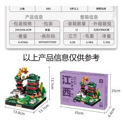 WANGE LIGAO DR.LUCK 3102 TOÀN CẢNH THÀNH PHỐ GIANG TÂY bộ đồ chơi xếp lắp ráp ghép mô hình Architecture CITY MICROCOSM Công Trình Kiến Trúc 324 khối