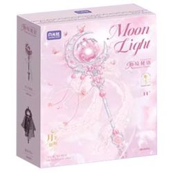 GEKKOSHA 804301 LỜI BÍ MẬT XỨ SỞ THẦN TIÊN ÁNH BẠC DƯỚI TRĂNG bộ đồ chơi xếp lắp ráp ghép mô hình MAGIC WORDS OF WONDERLAND