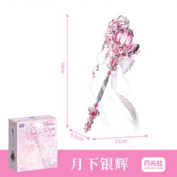 GEKKOSHA 804301 LỜI BÍ MẬT XỨ SỞ THẦN TIÊN ÁNH BẠC DƯỚI TRĂNG bộ đồ chơi xếp lắp ráp ghép mô hình MAGIC WORDS OF WONDERLAND