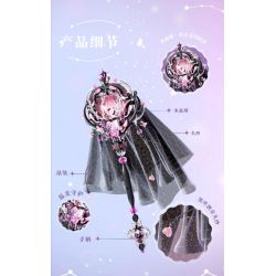 GEKKOSHA 804301 LỜI BÍ MẬT XỨ SỞ THẦN TIÊN ÁNH BẠC DƯỚI TRĂNG bộ đồ chơi xếp lắp ráp ghép mô hình MAGIC WORDS OF WONDERLAND