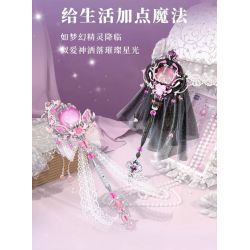 GEKKOSHA 804301 LỜI BÍ MẬT XỨ SỞ THẦN TIÊN ÁNH BẠC DƯỚI TRĂNG bộ đồ chơi xếp lắp ráp ghép mô hình MAGIC WORDS OF WONDERLAND