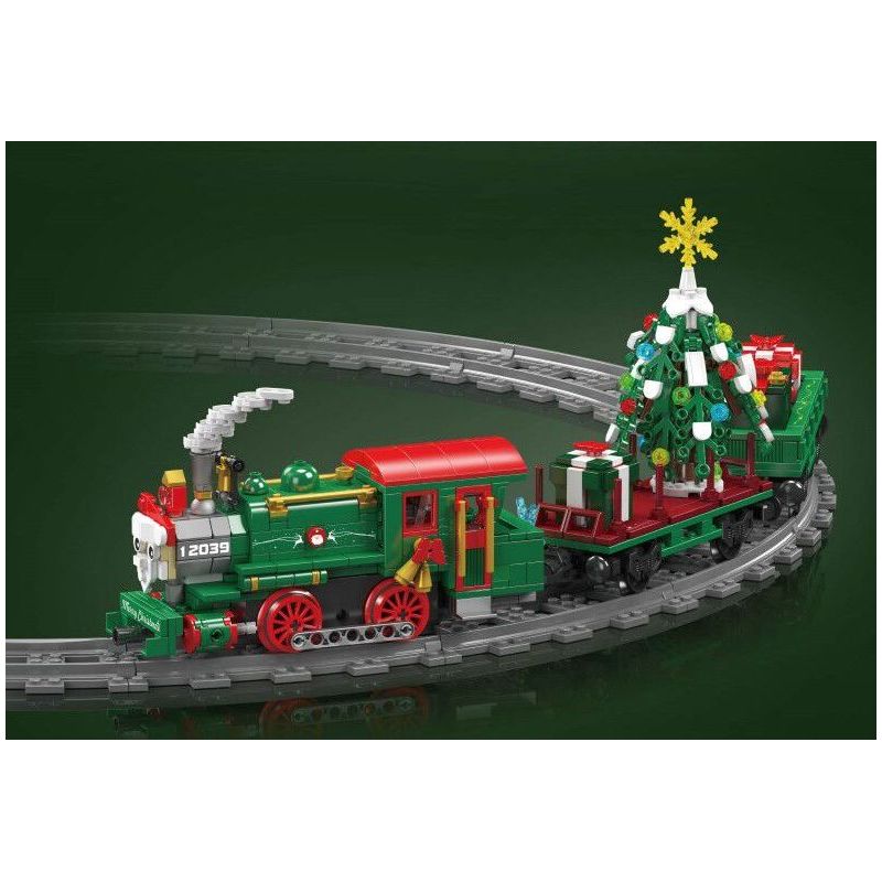 MouldKing 12039 Mould King 12039 PHIÊN BẢN ĐẶC BIỆT ĐẦU MÁY DIESEL ESU KG230 GIÁNG SINH bộ đồ chơi xếp lắp ráp ghép mô hình Creator ESU KG230 DIESEL LOCOMOTIVE CHRISTMAS SPECIAL EDITION Sáng Tạo 922 khối