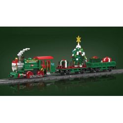 MouldKing 12039 Mould King 12039 PHIÊN BẢN ĐẶC BIỆT ĐẦU MÁY DIESEL ESU KG230 GIÁNG SINH bộ đồ chơi xếp lắp ráp ghép mô hình Creator ESU KG230 DIESEL LOCOMOTIVE CHRISTMAS SPECIAL EDITION Sáng Tạo 922 khối