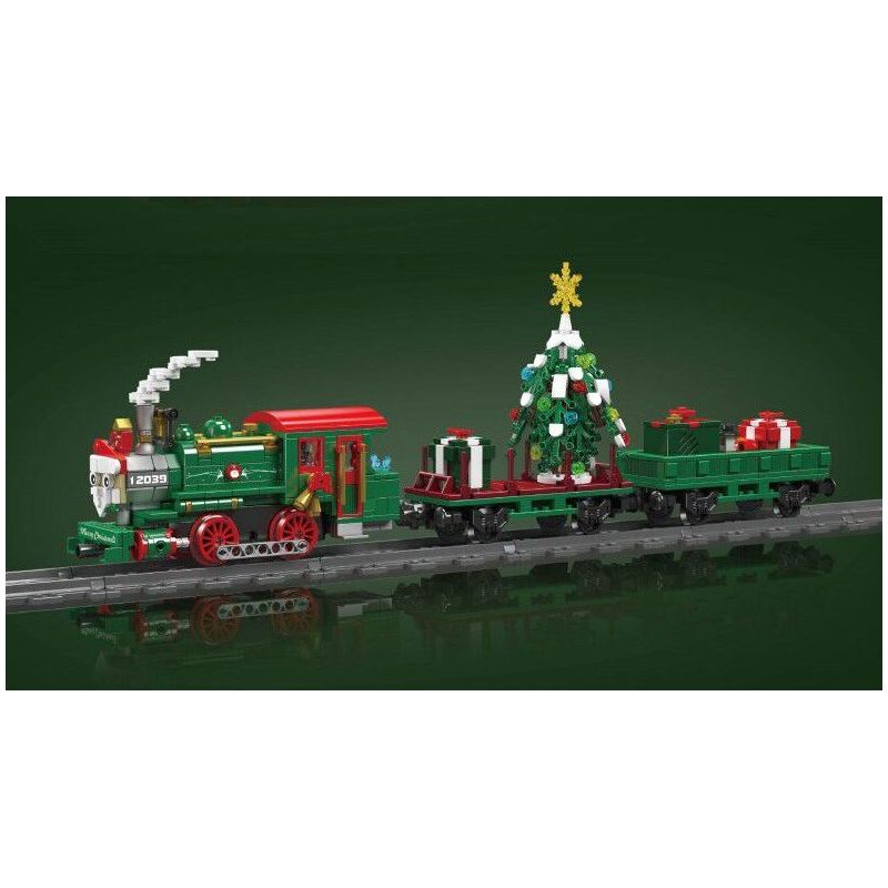 MouldKing 12039 Mould King 12039 PHIÊN BẢN ĐẶC BIỆT ĐẦU MÁY DIESEL ESU KG230 GIÁNG SINH bộ đồ chơi xếp lắp ráp ghép mô hình Creator ESU KG230 DIESEL LOCOMOTIVE CHRISTMAS SPECIAL EDITION Sáng Tạo 922 khối