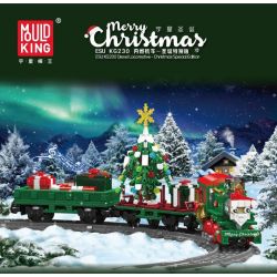 MouldKing 12039 Mould King 12039 PHIÊN BẢN ĐẶC BIỆT ĐẦU MÁY DIESEL ESU KG230 GIÁNG SINH bộ đồ chơi xếp lắp ráp ghép mô hình Creator ESU KG230 DIESEL LOCOMOTIVE CHRISTMAS SPECIAL EDITION Sáng Tạo 922 khối