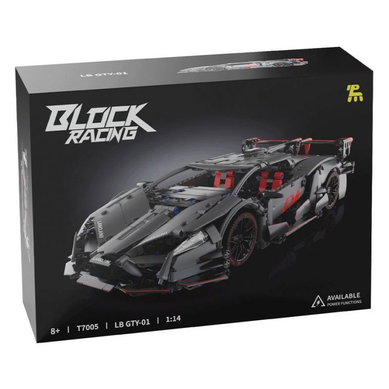 TAKUGI T7005 7005 ĐUA XE KHỐI RAMBO RED YAO GT tỷ lệ 1:14 bộ đồ chơi xếp lắp ráp ghép mô hình Technic LB GTY-01 Kỹ Thuật Công Nghệ Cao Mô Hình Phương Tiện 991 khối