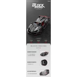 TAKUGI T7005 7005 ĐUA XE KHỐI RAMBO RED YAO GT tỷ lệ 1:14 bộ đồ chơi xếp lắp ráp ghép mô hình Technic LB GTY-01 Kỹ Thuật Công Nghệ Cao Mô Hình Phương Tiện 991 khối