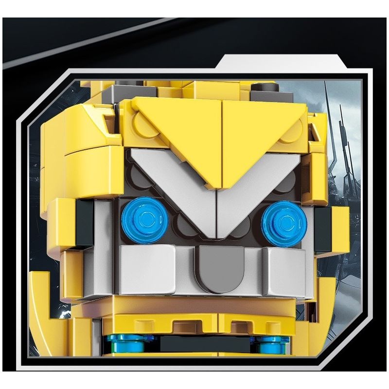 CO-CREATION JKC7638 7638 ONG NHỎ bộ đồ chơi xếp lắp ráp ghép mô hình Brickheadz MINI HERO Nhân Vật Đầu To 122 khối