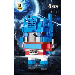 CO-CREATION JKC7637 7637 TIÊU KÌNH THIÊN bộ đồ chơi xếp lắp ráp ghép mô hình Brickheadz MINI HERO Nhân Vật Đầu To 119 khối