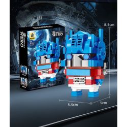 CO-CREATION JKC7637 7637 TIÊU KÌNH THIÊN bộ đồ chơi xếp lắp ráp ghép mô hình Brickheadz MINI HERO Nhân Vật Đầu To 119 khối
