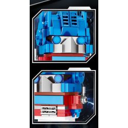 CO-CREATION JKC7637 7637 TIÊU KÌNH THIÊN bộ đồ chơi xếp lắp ráp ghép mô hình Brickheadz MINI HERO Nhân Vật Đầu To 119 khối