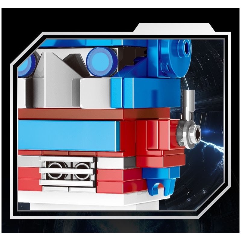 CO-CREATION JKC7637 7637 TIÊU KÌNH THIÊN bộ đồ chơi xếp lắp ráp ghép mô hình Brickheadz MINI HERO Nhân Vật Đầu To 119 khối