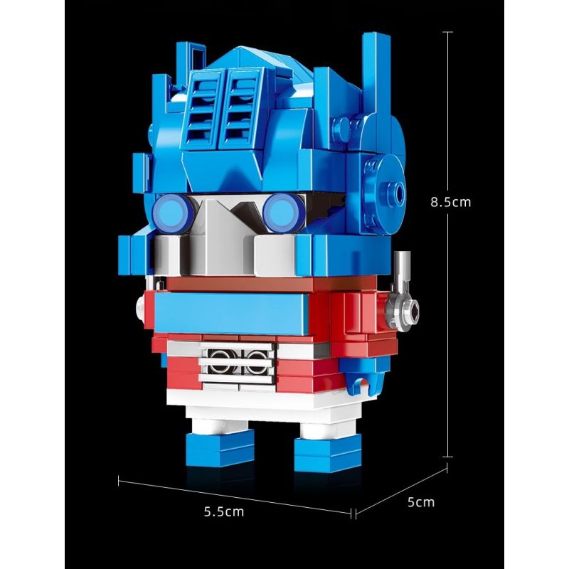 CO-CREATION JKC7637 7637 TIÊU KÌNH THIÊN bộ đồ chơi xếp lắp ráp ghép mô hình Brickheadz MINI HERO Nhân Vật Đầu To 119 khối