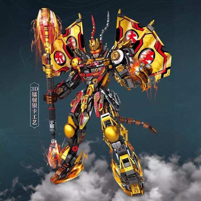 MINGDI LEIBAO K2134 2134 HUYỀN THOẠI NGỘ KHÔNG ĐỐI MẶT VỚI VẬN MỆNH bộ đồ chơi xếp lắp ráp ghép mô hình Movie & Game Phim Và Trò Chơi 1265 khối