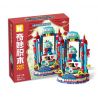 KEEPPLEY K20854 20854 RẠP XIẾC ẢO THUẬT SANRIO CÁ CHUỒN bộ đồ chơi xếp lắp ráp ghép mô hình Movie & Game HANGYODON Phim Và Trò Chơi