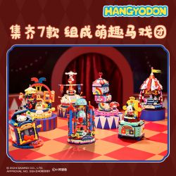 KEEPPLEY K20854 20854 RẠP XIẾC ẢO THUẬT SANRIO CÁ CHUỒN bộ đồ chơi xếp lắp ráp ghép mô hình Movie & Game HANGYODON Phim Và Trò Chơi