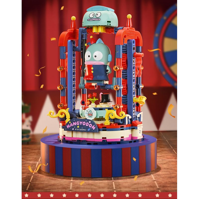 KEEPPLEY K20854 20854 RẠP XIẾC ẢO THUẬT SANRIO CÁ CHUỒN bộ đồ chơi xếp lắp ráp ghép mô hình Movie & Game HANGYODON Phim Và Trò Chơi