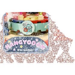 KEEPPLEY K20854 20854 RẠP XIẾC ẢO THUẬT SANRIO CÁ CHUỒN bộ đồ chơi xếp lắp ráp ghép mô hình Movie & Game HANGYODON Phim Và Trò Chơi