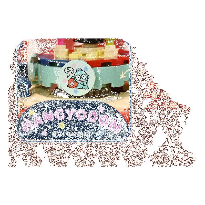 KEEPPLEY K20854 20854 RẠP XIẾC ẢO THUẬT SANRIO CÁ CHUỒN bộ đồ chơi xếp lắp ráp ghép mô hình Movie & Game HANGYODON Phim Và Trò Chơi