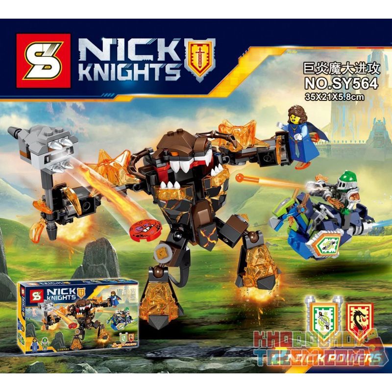 NOT Lego NEXO KNIGHTS 70325 Infernox Captures The Queen Great Balrog ...