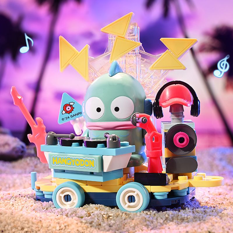 KEEPPLEY K20855 20855 CUỘC DIỄU HÀNH GIA ĐÌNH SANRIO NHẠC ĐIỆN TỬ SÔI ĐỘNG CÁ XẤU XÍ HANTON bộ đồ chơi xếp lắp ráp ghép mô hình Movie & Game Phim Và Trò Chơi