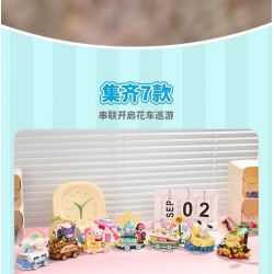 KEEPPLEY K20855 20855 CUỘC DIỄU HÀNH GIA ĐÌNH SANRIO NHẠC ĐIỆN TỬ SÔI ĐỘNG CÁ XẤU XÍ HANTON bộ đồ chơi xếp lắp ráp ghép mô hình Movie & Game Phim Và Trò Chơi