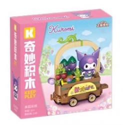 KEEPPLEY K20834 20834 CUỘC DIỄU HÀNH CỦA GIA ĐÌNH SANRIO HÁI TRÁI CÂY COOLOMI bộ đồ chơi xếp lắp ráp ghép mô hình Movie & Game Phim Và Trò Chơi 130 khối