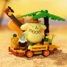KEEPPLEY K20833 20833 CUỘC DIỄU HÀNH CỦA GIA ĐÌNH SANRIO CHÚ CHÓ PUDDING ĐU QUAY TRÊN BÃI BIỂN bộ đồ chơi xếp lắp ráp ghép mô hình Movie & Game Phim Và Trò Chơi 119 khối