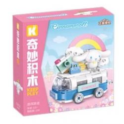 KEEPPLEY K20832 20832 CUỘC DIỄU HÀNH CỦA GIA ĐÌNH SANRIO TRÌNH NHÀN NHÃ CHÚ CHÓ TAI TO bộ đồ chơi xếp lắp ráp ghép mô hình Movie & Game Phim Và Trò Chơi 126 khối