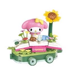 KEEPPLEY K20831 20831 DIỄU HÀNH GIA ĐÌNH SANRIO GIAI ĐIỆU DÃ NGOẠI HOA bộ đồ chơi xếp lắp ráp ghép mô hình Movie & Game Phim Và Trò Chơi 115 khối