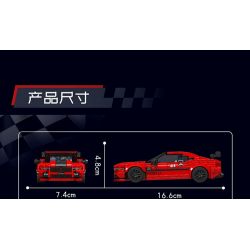 MouldKing 27072 Mould King 27072 BMW M8 bộ đồ chơi xếp lắp ráp ghép mô hình Speed Champions Racing Cars Đua Xe Công Thức 481 khối