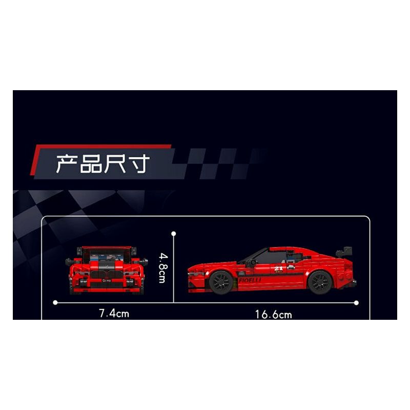 MouldKing 27072 Mould King 27072 BMW M8 bộ đồ chơi xếp lắp ráp ghép mô hình Speed Champions Racing Cars Đua Xe Công Thức 481 khối