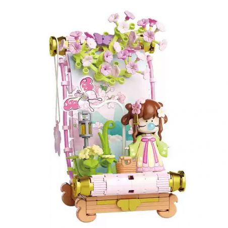 TOP TOY TC2053 2053 CUỘN TRANH BỐN MÙA NANCI LỜI TỰA XUÂN bộ đồ chơi xếp lắp ráp ghép mô hình