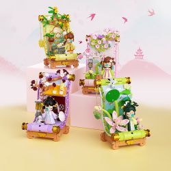 TOP TOY TC2053 2053 CUỘN TRANH BỐN MÙA NANCI LỜI TỰA XUÂN bộ đồ chơi xếp lắp ráp ghép mô hình