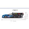 SMALL ANGLE JD062 LE MANS CADILLAC bộ đồ chơi xếp lắp ráp ghép mô hình Speed Champions Racing Cars Đua Xe Công Thức 294 khối