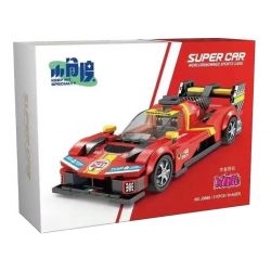 SMALL ANGLE JD060 FERRARI LE MANS bộ đồ chơi xếp lắp ráp ghép mô hình Speed Champions Racing Cars Đua Xe Công Thức 311 khối