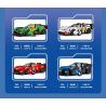 SEMBO 714808 LIÊN MINH TỐC ĐỘ PHÁP SƯ bộ đồ chơi xếp lắp ráp ghép mô hình Racers Đua Tốc Độ 223 khối