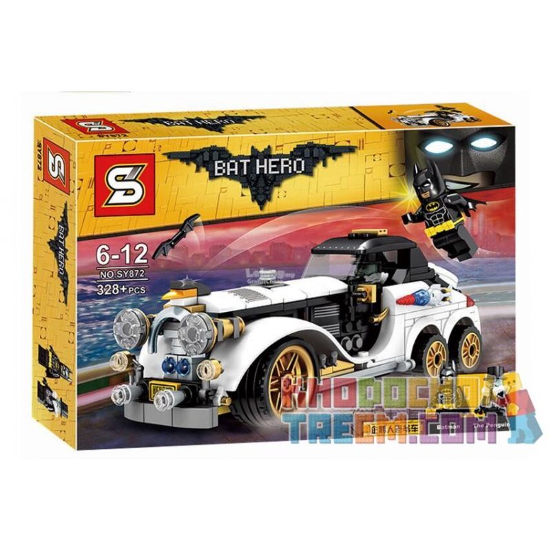 NOT The Lego Batman Movie 70911 The Penguin Arctic Roller Penguin North  Pole , Bela 10631 Lari 10631 Decool 7128 Jisi 7128 LEPIN 07047 SHENG YUAN  SY SY872 Xếp hình Xe Limo Của Penguin giá sốc rẻ nhất