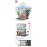 JIESTAR 89109 NHÀ HÀNG SAKURA bộ đồ chơi xếp lắp ráp ghép mô hình SAKURA RESTAURANT 3725 khối