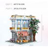 JIESTAR 89109 NHÀ HÀNG SAKURA bộ đồ chơi xếp lắp ráp ghép mô hình SAKURA RESTAURANT 3725 khối