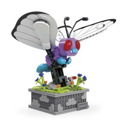 MEGA BLOKS HKT22 POKÉMON CON BƯỚM bộ đồ chơi xếp lắp ráp ghép mô hình Movie & Game POKÉMON BEWEGLICHES SMETTBO MOTION BUTTERFREE Phim Và Trò Chơi 582 khối