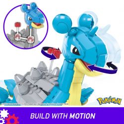 MEGA BLOKS HKT26 POKÉMON LAPRAS bộ đồ chơi xếp lắp ráp ghép mô hình Movie & Game Phim Và Trò Chơi 527 khối