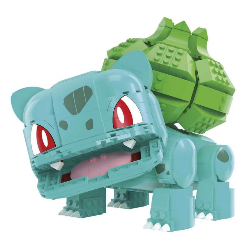 MEGA BLOKS HNT96 POKÉMON BÓNG ĐÈN bộ đồ chơi xếp lắp ráp ghép mô hình Movie & Game POKÉMON JUMBO BULBASAUR Phim Và Trò Chơi 789 khối
