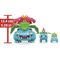 MEGA BLOKS HHM17 POKÉMON BỘ TIẾN HÓA BULBASAUR bộ đồ chơi xếp lắp ráp ghép mô hình Movie & Game POKÉMON BULBASAUR EVOLUTION SET Phim Và Trò Chơi 622 khối