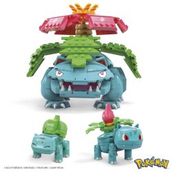 MEGA BLOKS HHM17 POKÉMON BỘ TIẾN HÓA BULBASAUR bộ đồ chơi xếp lắp ráp ghép mô hình Movie & Game POKÉMON BULBASAUR EVOLUTION SET Phim Và Trò Chơi 622 khối
